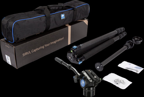 Sirui R-3213X hiilikuitujalusta + videopää VH 10X